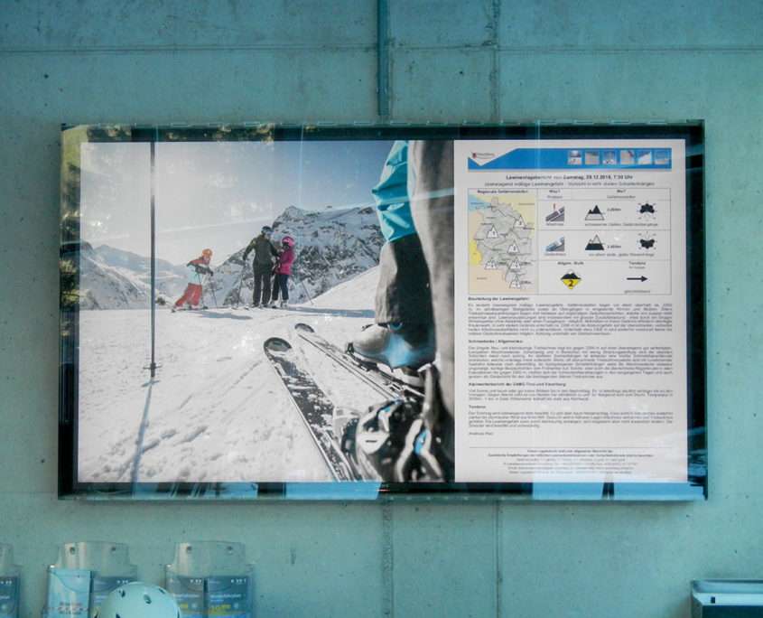 easescreen Digital Signage für Gargellen Bergbahnen
